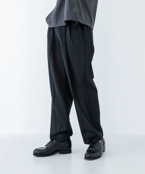 URBAN RESEARCH/アーバンリサーチ ウォッシャブルウールサイロフィルスラックス BLACK L URBAN RESEARCH/アーバンリサーチ ウォッシャブルウールサイロフィルスラックス BLACK L