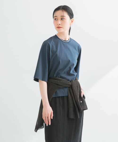 110yusho様♡専用 セール】 スーピマコットンハーフスリーブカットソー （Tシャツ