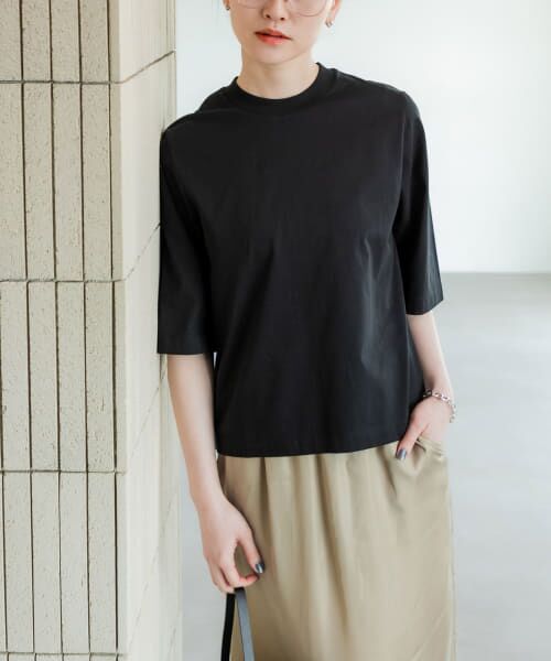 スーピマコットンハーフスリーブカットソー （Tシャツ）｜URBAN