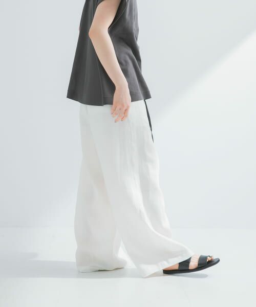 URBAN RESEARCH/アーバンリサーチ リネンイージーワイドスラックス OFF 40 URBAN RESEARCH/アーバンリサーチ リネンイージーワイドスラックス OFF 40