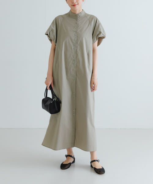 URBAN RESEARCH/アーバンリサーチ スタンドカラーワンピース GREIGE FREE URBAN RESEARCH/アーバンリサーチ スタンドカラーワンピース GREIGE FREE
