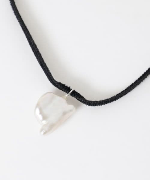 URBAN RESEARCH/アーバンリサーチ LES BON BON liberty pearl necklace black - URBAN RESEARCH/アーバンリサーチ LES BON BON liberty pearl necklace black -