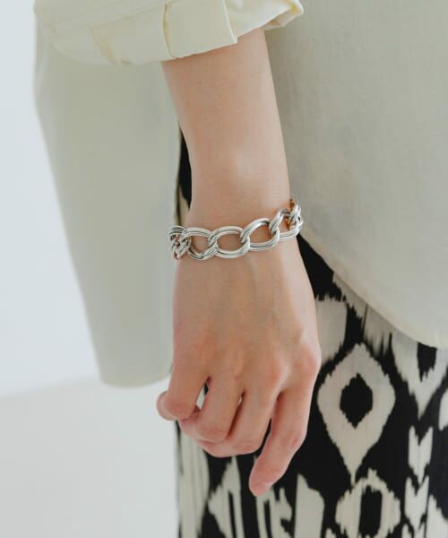 URBAN RESEARCH/アーバンリサーチ PHILIPPE AUDIBERT Solly bracelet L SILVER - URBAN RESEARCH/アーバンリサーチ PHILIPPE AUDIBERT Solly bracelet L SILVER -