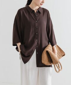 セール】 CURRENTAGE SILK CUPRO WASH SHIRTS （シャツ