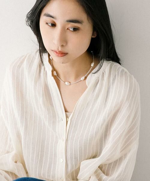 URBAN RESEARCH / アーバンリサーチ ネックレス・ペンダント・チョーカー | PLOW　Pearl Necklace | 詳細1