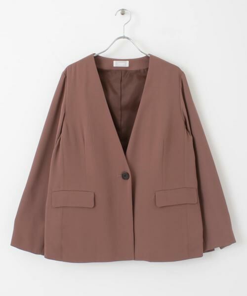 URBAN RESEARCH / アーバンリサーチ テーラードジャケット | LA MAISON　ノーカラージャケット | 詳細1