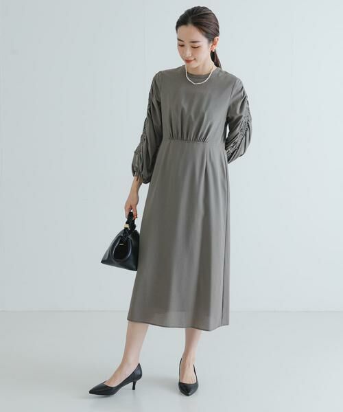 URBAN RESEARCH / アーバンリサーチ ドレス | LA MAISON　ギャザースリーブワンピース | 詳細5