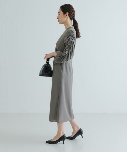URBAN RESEARCH / アーバンリサーチ ドレス | LA MAISON　ギャザースリーブワンピース | 詳細6