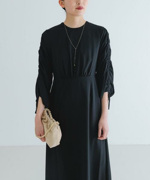 URBAN RESEARCH / アーバンリサーチ ドレス | LA MAISON　ギャザースリーブワンピース | 詳細9