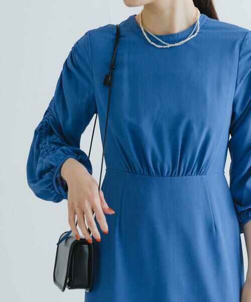 URBAN RESEARCH / アーバンリサーチ ドレス | LA MAISON　ギャザースリーブワンピース | 詳細1