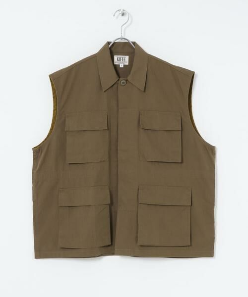 URBAN RESEARCH/アーバンリサーチ KIFFE FATIGUE VEST ブラウン系その他 FREE