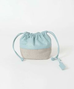 URBAN RESEARCH / アーバンリサーチ ハンドバッグ | MARCO MASI　レザーコンビ巾着