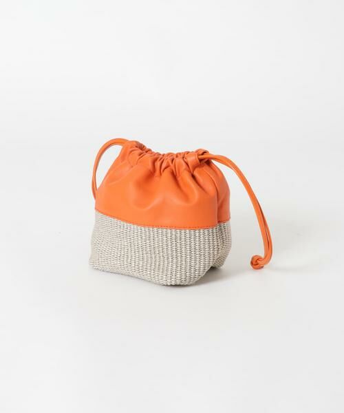 URBAN RESEARCH / アーバンリサーチ ハンドバッグ | MARCO MASI　レザーコンビ巾着 | 詳細2