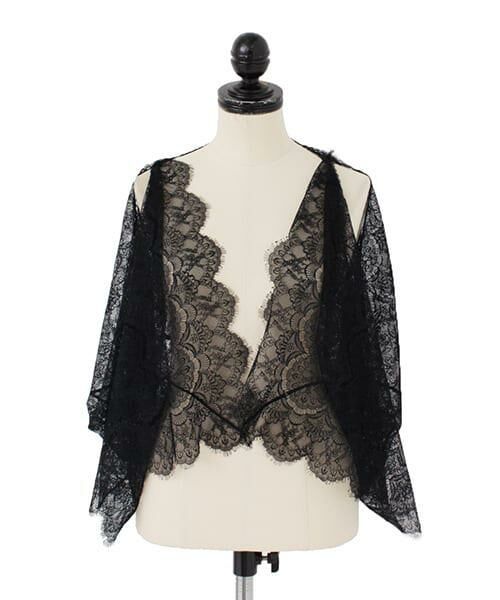 URBAN RESEARCH / アーバンリサーチ マフラー・ショール・スヌード・ストール | COUTURE MAISON　3WAYレースショール | 詳細3