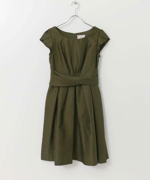 URBAN RESEARCH/アーバンリサーチ COUTURE MAISON ウエストクロスワンピース カーキ 38 URBAN RESEARCH/アーバンリサーチ COUTURE MAISON ウエストクロスワンピース カーキ 38