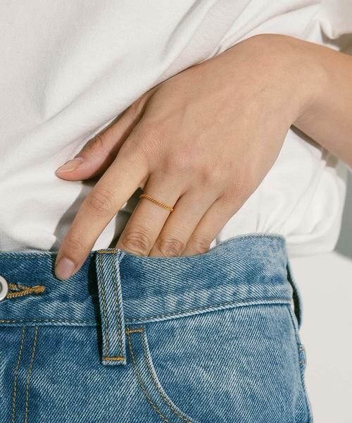 URBAN RESEARCH / アーバンリサーチ リング | decor『デコール』　18K FlatlinkRing | 詳細1