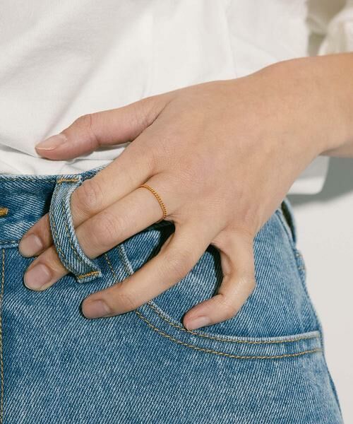URBAN RESEARCH / アーバンリサーチ リング | decor『デコール』　18K FlatlinkRing | 詳細2
