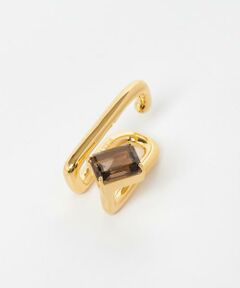 URBAN RESEARCH / アーバンリサーチ ピアス・イヤリング | LA SOEUR　レクタングルストーンクリップイヤカフ