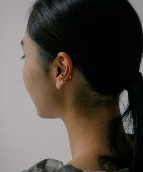 URBAN RESEARCH / アーバンリサーチ ピアス・イヤリング | decor『デコール』　Twist cross cuff | 詳細1