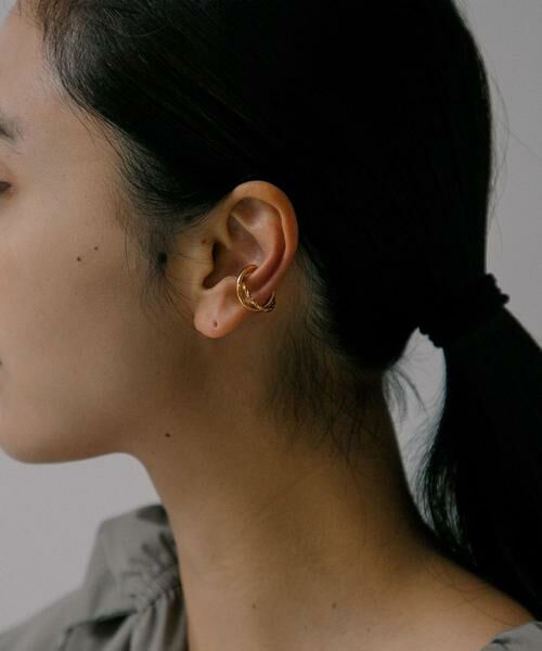 URBAN RESEARCH / アーバンリサーチ ピアス・イヤリング | decor『デコール』　Twist cross cuff | 詳細2