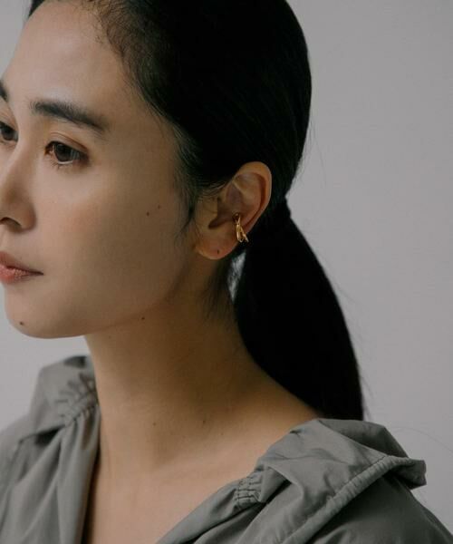 URBAN RESEARCH / アーバンリサーチ ピアス・イヤリング | decor『デコール』　Twist cross cuff | 詳細4