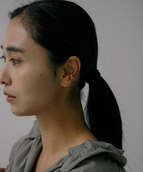 URBAN RESEARCH / アーバンリサーチ ピアス・イヤリング | decor『デコール』　Twist cross cuff | 詳細5