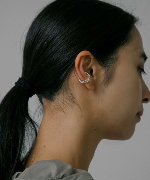 URBAN RESEARCH / アーバンリサーチ ピアス・イヤリング | decor『デコール』　Twist cross cuff | 詳細1