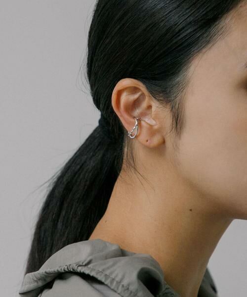 URBAN RESEARCH / アーバンリサーチ ピアス・イヤリング | decor『デコール』　Twist cross cuff | 詳細3