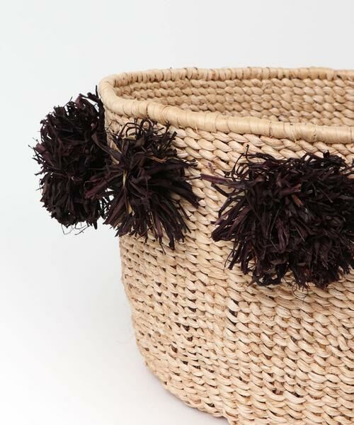 URBAN RESEARCH / アーバンリサーチ インテリア・インテリア雑貨 | 『WEB限定』Indego Africa　Black Pom Basket | 詳細3