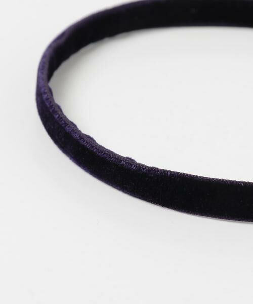URBAN RESEARCH / アーバンリサーチ カチューシャ・カチューム・その他 | IRIS47　Velvet headband | 詳細5