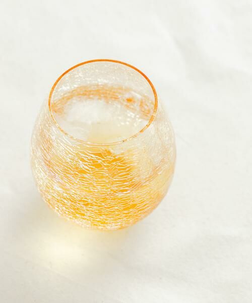 URBAN RESEARCH / アーバンリサーチ グラス・マグカップ | 『WEB限定』廣田硝子　花蕾　貫入　アンバー | 詳細2
