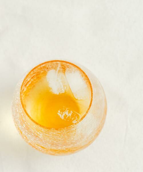 URBAN RESEARCH / アーバンリサーチ グラス・マグカップ | 『WEB限定』廣田硝子　花蕾　貫入　アンバー | 詳細3