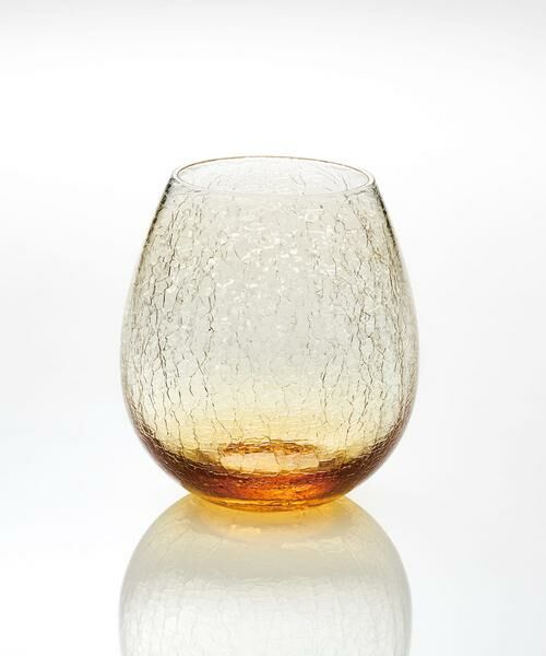 URBAN RESEARCH / アーバンリサーチ グラス・マグカップ | 『WEB限定』廣田硝子　花蕾　貫入　アンバー | 詳細5