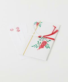 URBAN RESEARCH / アーバンリサーチ ステーショナリー | はるかぜ染色工房　ご祝儀袋 南天×白