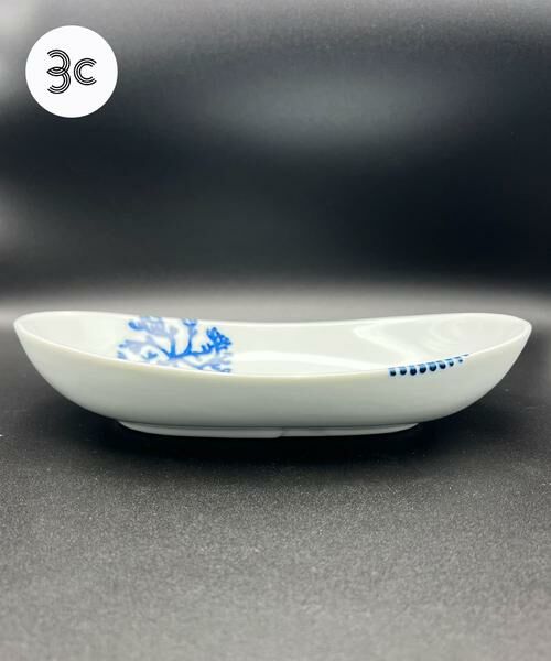 URBAN RESEARCH/アーバンリサーチ 寿芳窯 楕円カレー皿 ブルー 0 URBAN RESEARCH/アーバンリサーチ 寿芳窯 楕円カレー皿 ブルー 0
