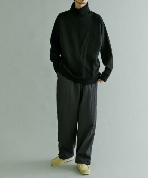 URBAN RESEARCH / アーバンリサーチ スウェット | ATON　ZEROTSURIURAKE HIGH NECK SWEAT SHIRTS | 詳細2