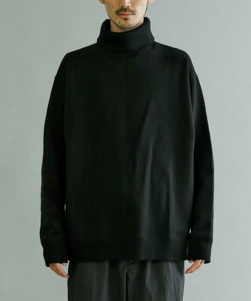 URBAN RESEARCH / アーバンリサーチ スウェット | ATON　ZEROTSURIURAKE HIGH NECK SWEAT SHIRTS | 詳細3