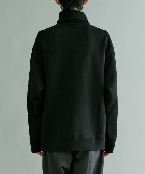 URBAN RESEARCH / アーバンリサーチ スウェット | ATON　ZEROTSURIURAKE HIGH NECK SWEAT SHIRTS | 詳細5