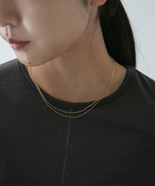 URBAN RESEARCH / アーバンリサーチ ネックレス・ペンダント・チョーカー | ff by decor urban research　ボール×ステラチェーンネックレス80cm | 詳細1