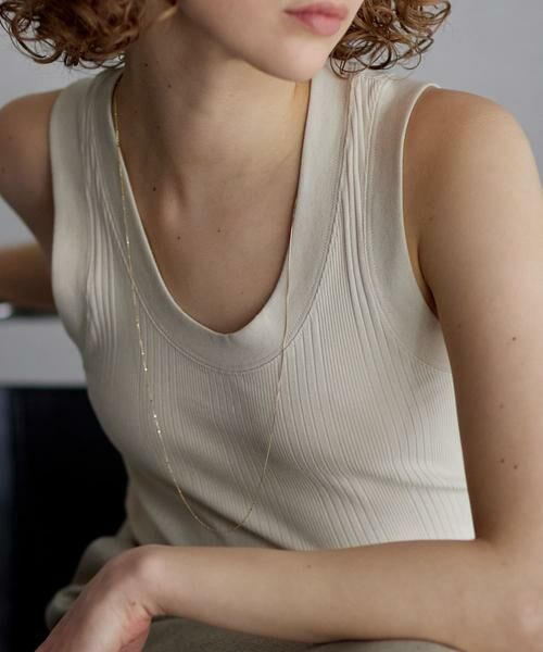 URBAN RESEARCH / アーバンリサーチ ネックレス・ペンダント・チョーカー | ff by decor urban research　ドット×Vチェーンネックレス80cm | 詳細1