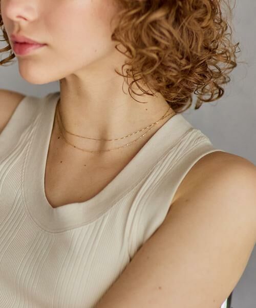 URBAN RESEARCH / アーバンリサーチ ネックレス・ペンダント・チョーカー | ff by decor urban research　ドット×Vチェーンネックレス80cm | 詳細2