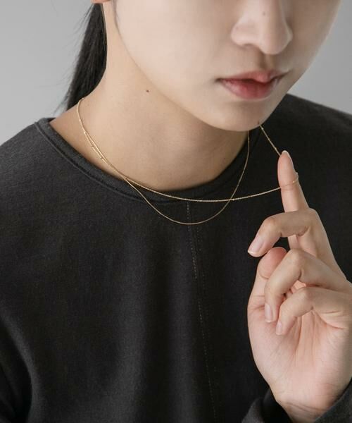 URBAN RESEARCH / アーバンリサーチ ネックレス・ペンダント・チョーカー | ff by decor urban research　ドット×Vチェーンネックレス80cm | 詳細5