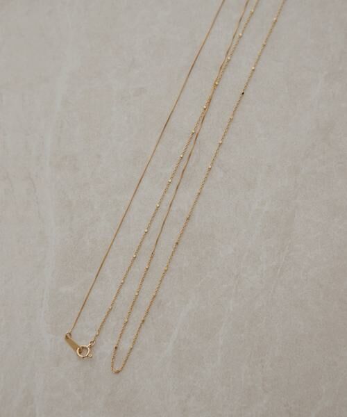 URBAN RESEARCH / アーバンリサーチ ネックレス・ペンダント・チョーカー | ff by decor urban research　ドット×Vチェーンネックレス80cm | 詳細7