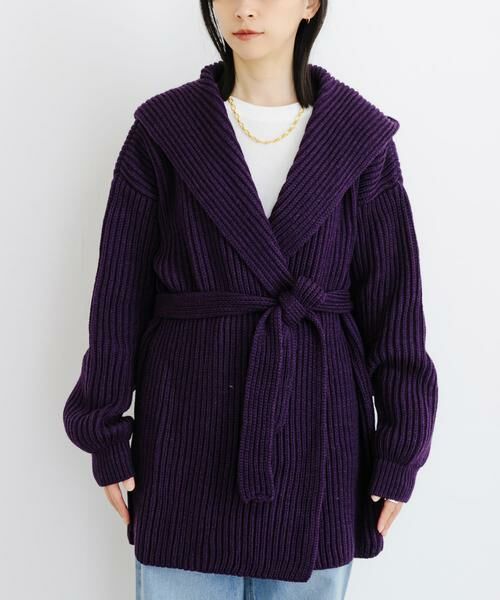 URBAN RESEARCH / アーバンリサーチ カーディガン・ボレロ | 『別注』OLDDERBY KNITWEAR×UR　Open Front Hoodie | 詳細3