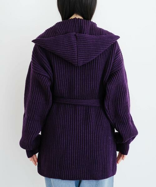 URBAN RESEARCH / アーバンリサーチ カーディガン・ボレロ | 『別注』OLDDERBY KNITWEAR×UR　Open Front Hoodie | 詳細5