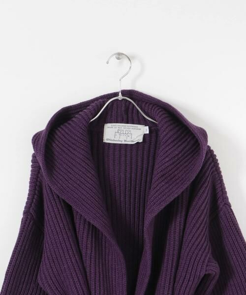 URBAN RESEARCH / アーバンリサーチ カーディガン・ボレロ | 『別注』OLDDERBY KNITWEAR×UR　Open Front Hoodie | 詳細7