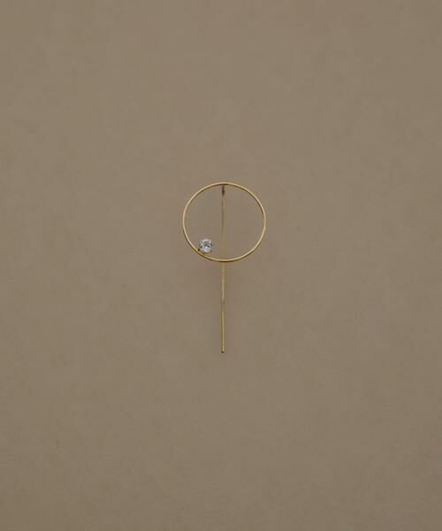 URBAN RESEARCH / アーバンリサーチ ピアス・イヤリング | decor『デコール』　18K TopazCirclePierce | 詳細10