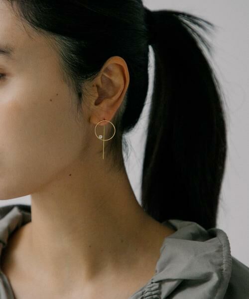 URBAN RESEARCH / アーバンリサーチ ピアス・イヤリング | decor『デコール』　18K TopazCirclePierce | 詳細7