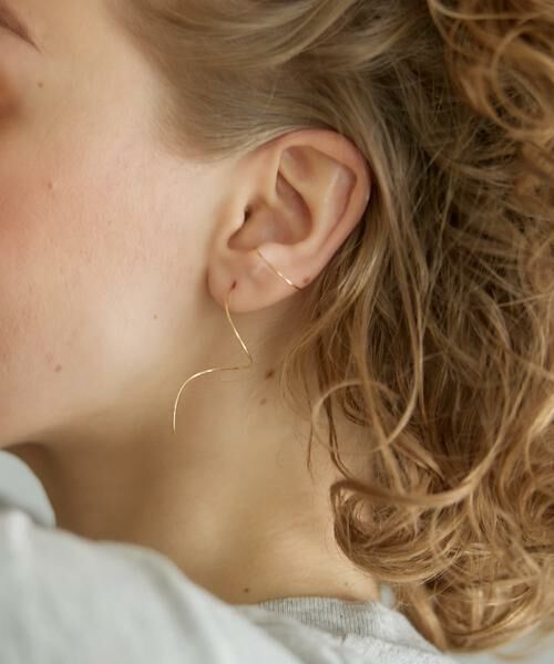 URBAN RESEARCH / アーバンリサーチ ピアス・イヤリング | decor『デコール』　18K SpiralPierce | 詳細1