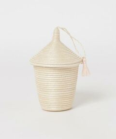 URBAN RESEARCH / アーバンリサーチ インテリア・インテリア雑貨 | 『WEB限定』indigo africa　Mini White Tassel Basket